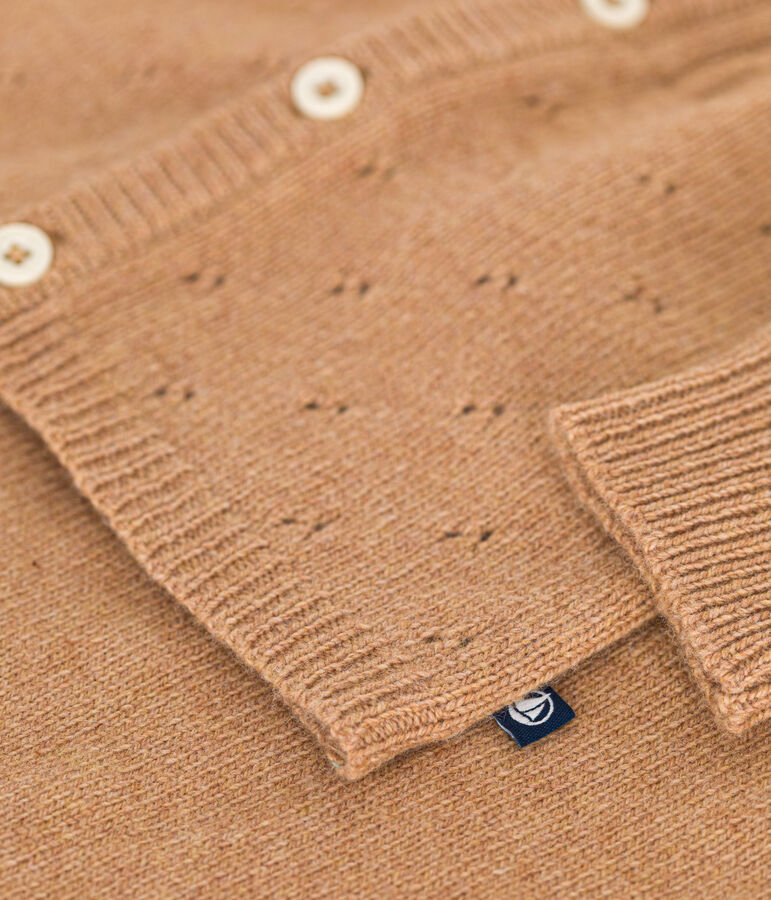 Babies' 2-piece knitwear set brown