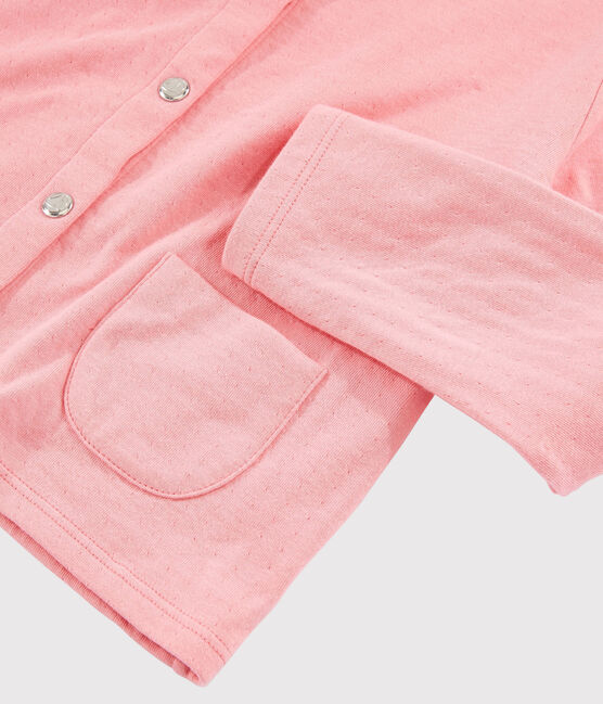 Girls' Tube Knit Cardigan GRETEL pink