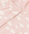 Girls' Cloud Patterned Short Cotton Pyjamas SALINE /MARSHMALLOW