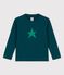 Tee-shirt manches longues en coton enfant garçon PINEDE green