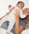 Spotted Cotton Sleepsuit MARSHMALLOW white/EDNA