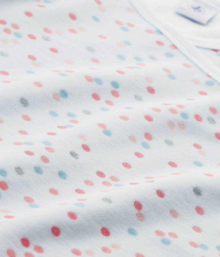 Girl's terry velour pyjamas blue/multicolor