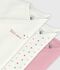 Pack of babies' short-sleeved printed cotton wrapover bodies multicolor
