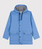 Iconic Recycled Fabric and Organic Cotton Raincoat EDNA blue