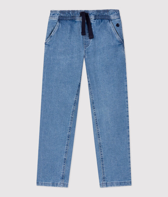 Boys' Regular Light Denim Trousers DENIM BLEU blue
