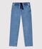 Boys' Regular Light Denim Trousers DENIM BLEU blue