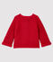 Baby girl's wool and cotton mix cardigan POPPY pink