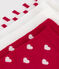 Children's heart-print cotton socks - 3-Pack variante 1
