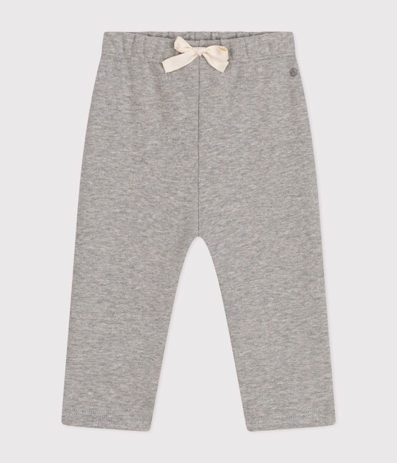 Babies' fleece trousers CHATON CHINE grey