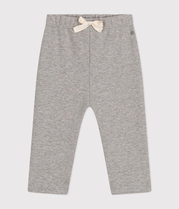 Babies' fleece trousers grey