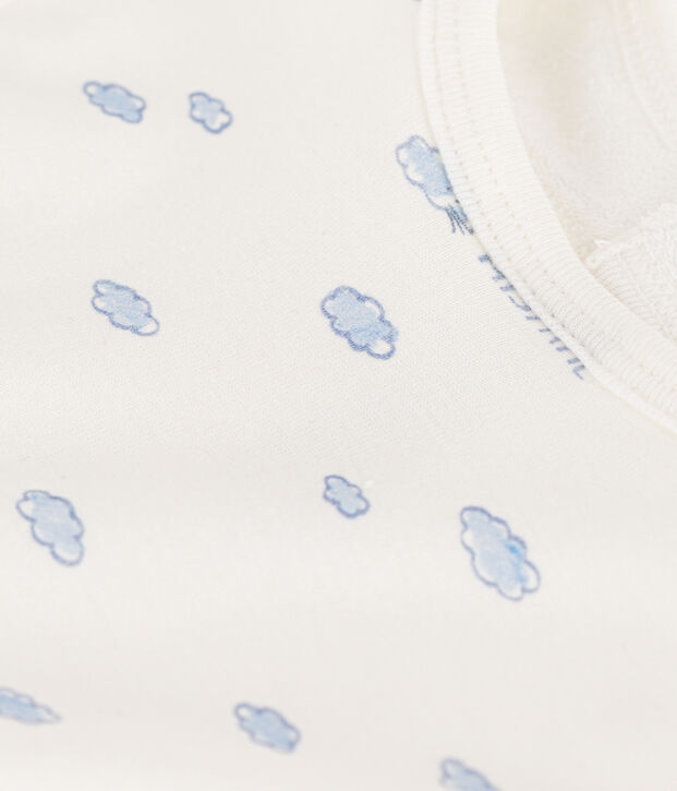 Printed Cotton Bib white/multicolor