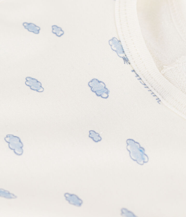 Printed Cotton Bib white/multicolor
