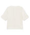 Baby boys' cotton/linen t-shirt MARSHMALLOW white