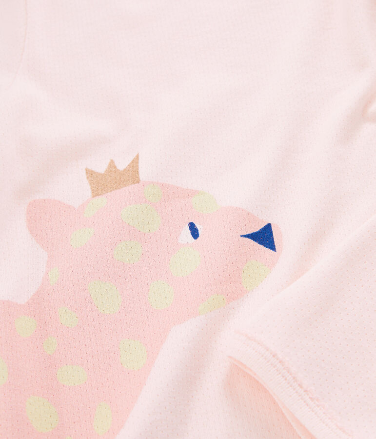 Girls' Ribbed Short Pyjamas - 2-Piece Set multicolor