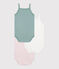 Babies' strappy plain cotton bodies - 3-Pack variante 1
