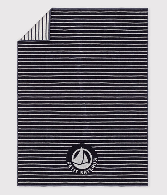 Beach towel SMOKING blue/MARSHMALLOW white