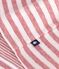 Babies' long-sleeved stripy cotton dress pink/ecru
