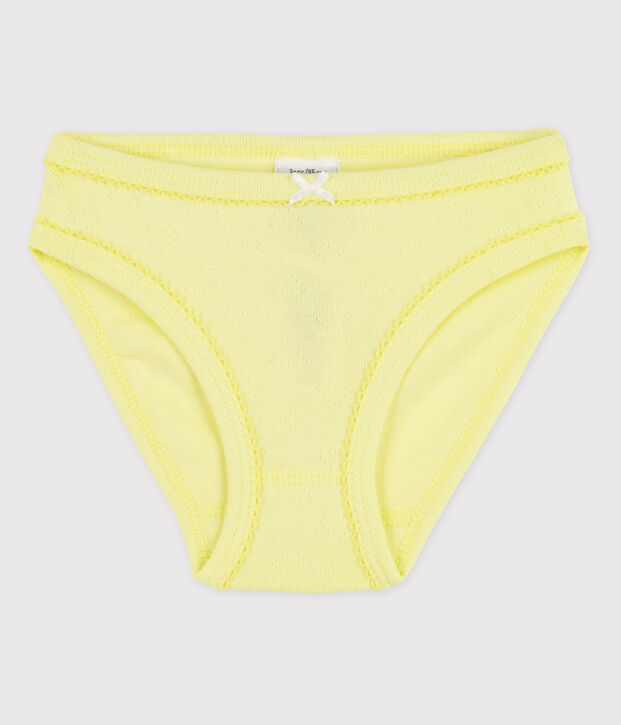 Girls' Cotton Briefs yellow