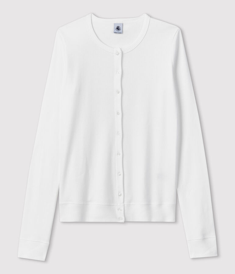 Women's Iconic Cardigan white