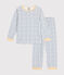 Children's velour dramas with a rocket print MARSHMALLOW white/MULTICO white