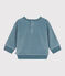 Babies' plain terry velour sweatshirt GOBELIN
