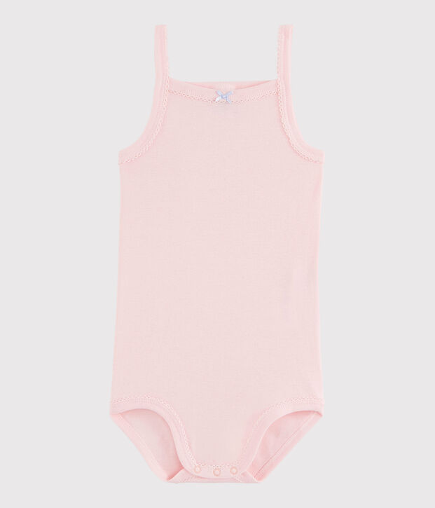 Baby Girls' Strappy Bodysuit pink