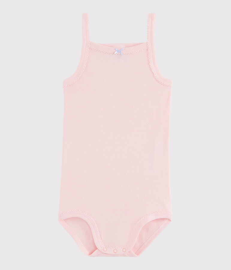 Baby Girls' Strappy Bodysuit pink