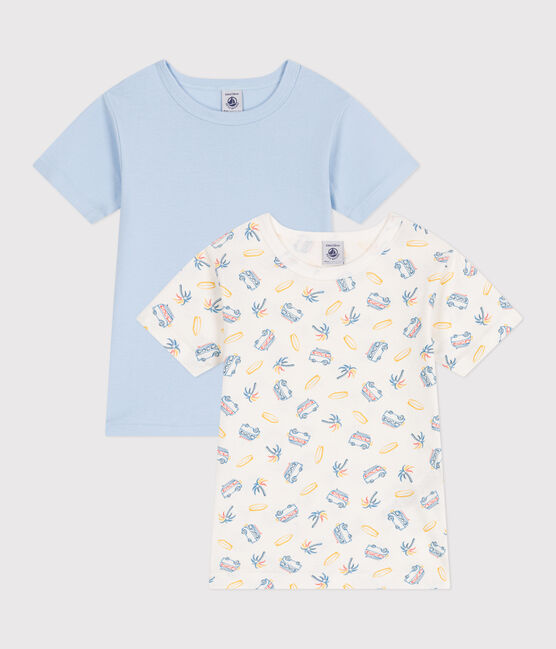 Children's short-sleeved van print cotton T-shirts - 2-Pack variante 1