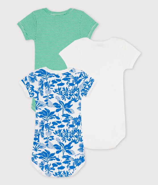 Short-Sleeved Cotton Bodysuits - 3-Pack variante 1