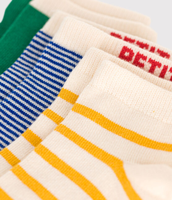 Children's cotton socks - 3-pack variante 1