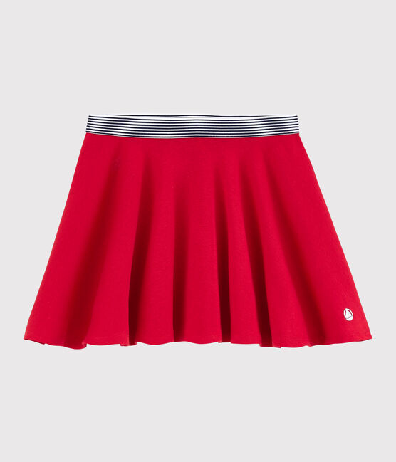Girls' Knit Skirt TERKUIT red