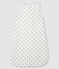 Babies' Rib Knit Sleeping Bag MARSHMALLOW white/GRIS grey/MULTICO