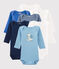 Baby Boys' Long-Sleeved Bodysuits - 7-Piece Surprise Set variante 1