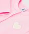 Children's plain cotton cardigan MARQUISE pink