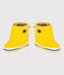 Babies' rain bootees JAUNE yellow