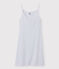 Women's strappy dress ECUME white