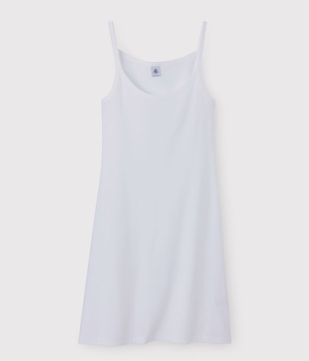 Women's strappy dress white