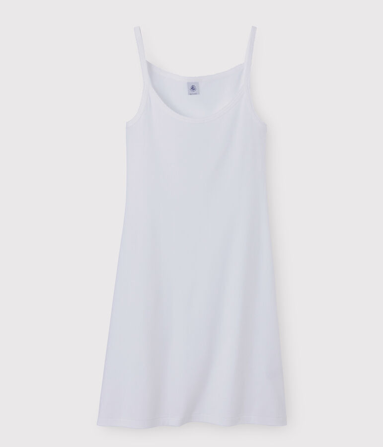 Women's strappy dress white