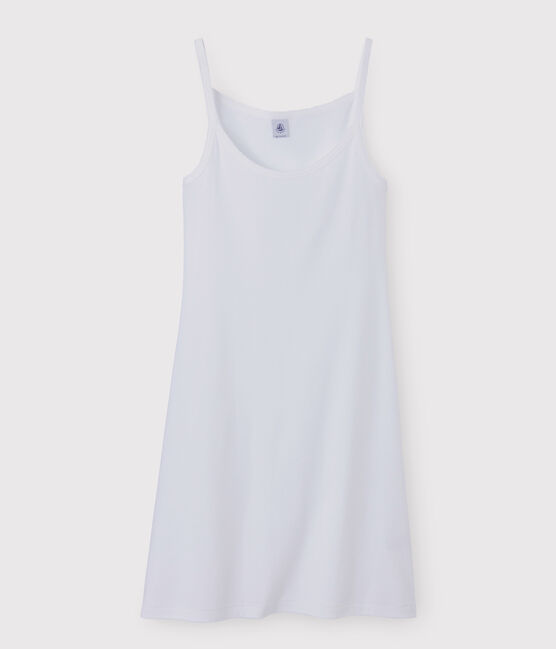 Women's strappy dress ECUME white