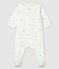 Baby Boys' Starry Night Tube Knit Sleepsuit MARSHMALLOW white/MULTICO white