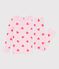 Children's snug-fitting cotton heart print pyjamas MARQUISE /PEACHY