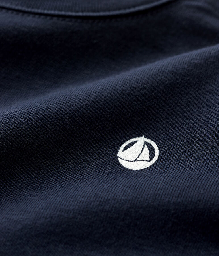 Baby Boys' Long-Sleeved Cotton T-Shirt blue