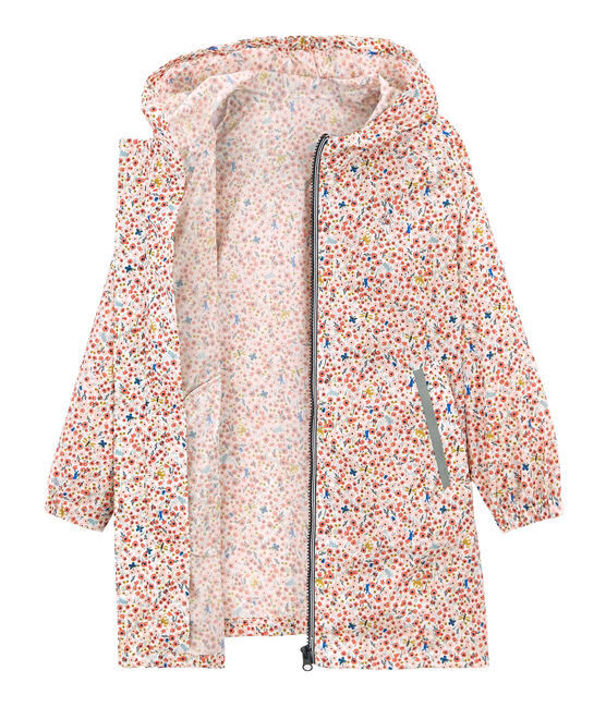 Girls' WIndbreaker MARSHMALLOW white/MULTICO white