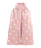 Babies' Terry Bath Cape CHARME pink/MARSHMALLOW white