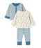 Baby boy's 3-piece set ATELIER blue/POLOCHON blue