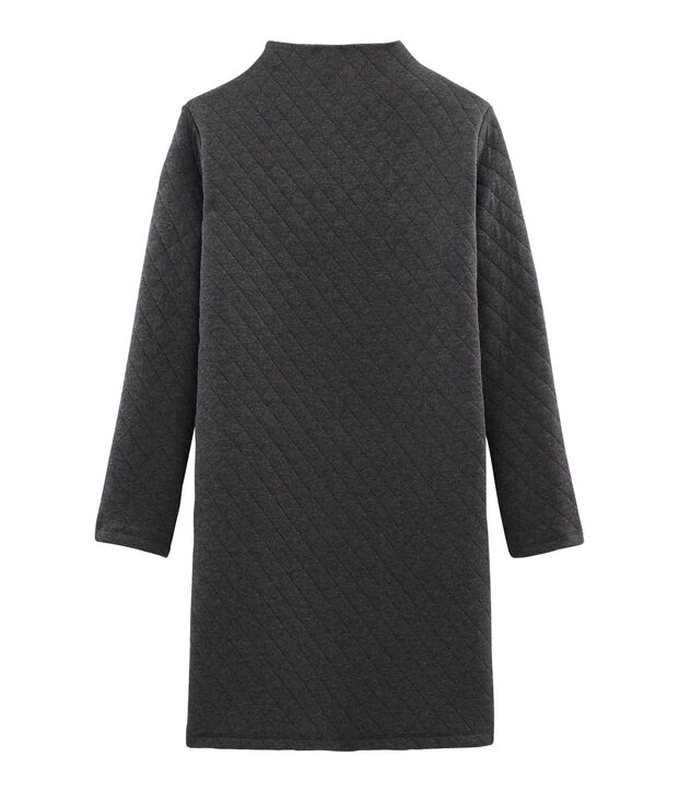 Women's Long-Sleeved Tube Knit Dress black