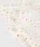 Baby Girls' Floral Organic Cotton Woven Tube Knit Playsuit MARSHMALLOW white/MULTICO white
