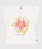 Children's short-sleeved cotton T-shirt white