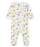 Baby Boys' Ribbed Sleepsuit MARSHMALLOW white/MULTICO white