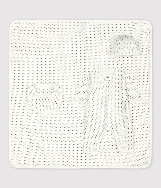 Babies' White Starry Organic Cotton Newborn Gift Set variante 1